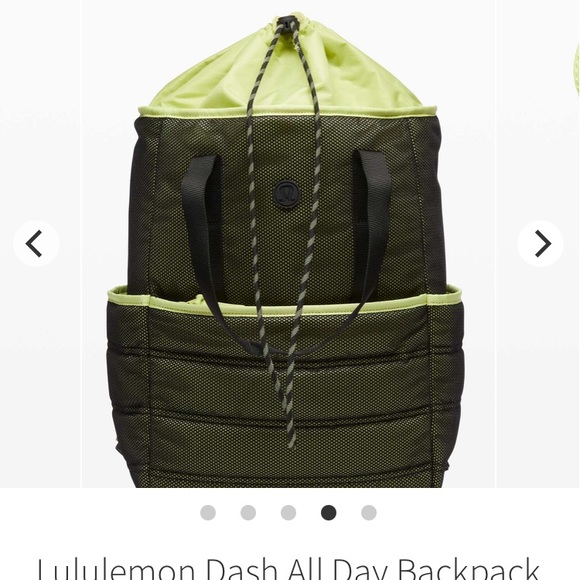 SOLD💛💚Lululemon dash all day backpack💚💛 - Picture 3 of 8